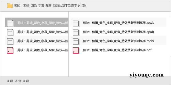 剪映：剪辑调色字幕配音特效从新手到高手-益友小站