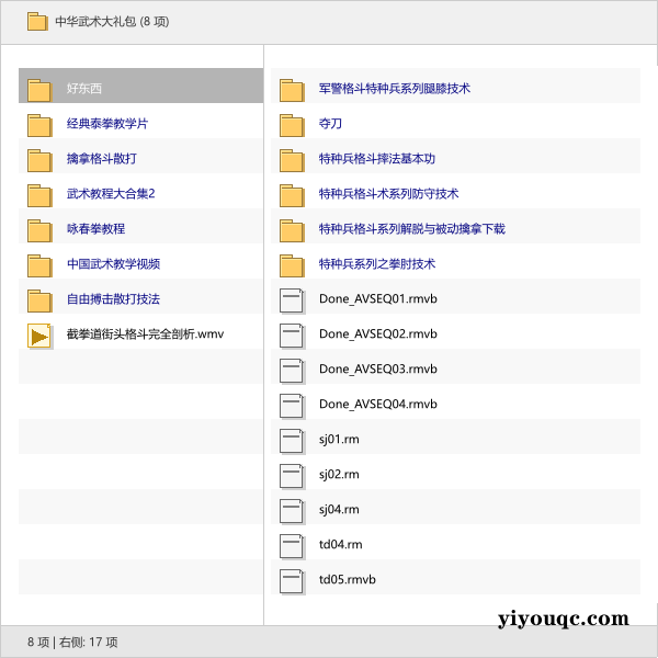 中华武术大礼包-益友小站
