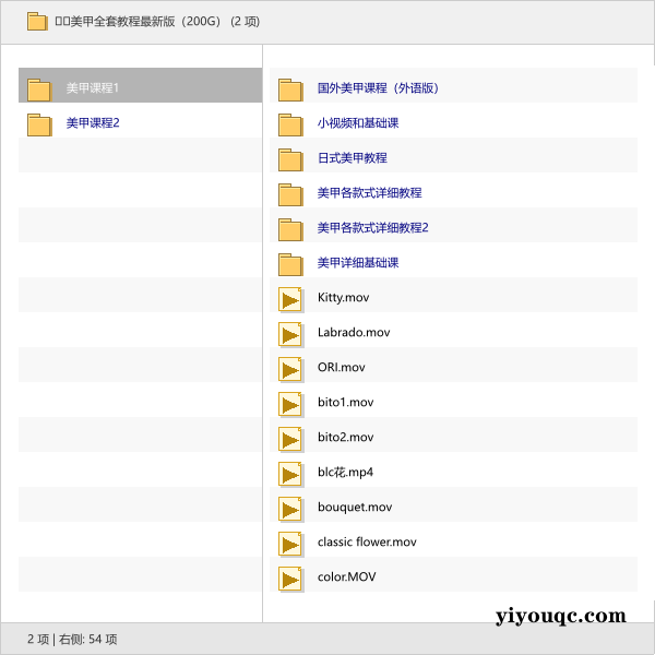 💅🏻美甲全套教程最新版（200G）-益友小站