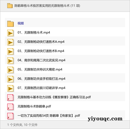陈鹤皋格斗术极厉害实用的无限制格斗术-益友小站