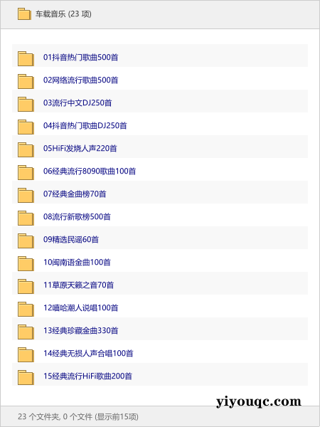 车载音乐-益友小站