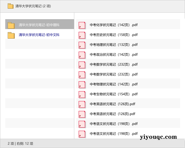 清华大学状元笔记-益友小站