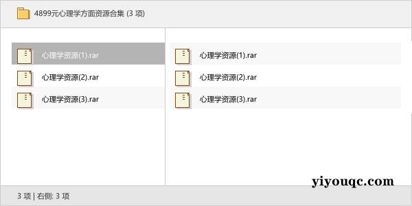 4899元心理学方面资源合集-益友小站