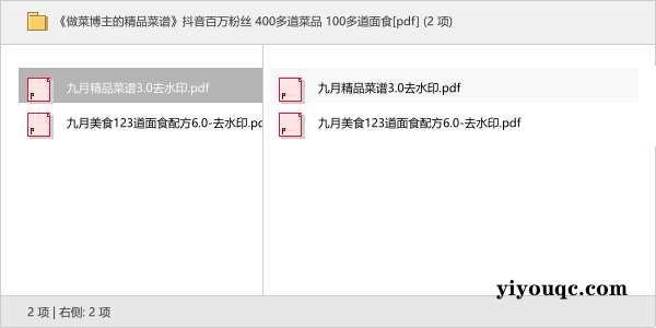《做菜博主的精品菜谱》抖音百万粉丝 400多道菜品 100多道面食[pdf]-益友小站
