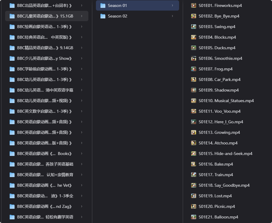 BBC英语启蒙动画，孩子爱上开口说英语-益友小站