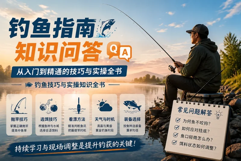 钓鱼指南知识问答：从入门到精通的技巧与实操全书-益友小站