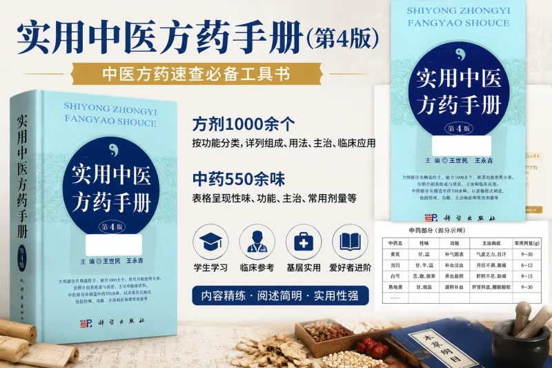 《实用中医方药手册(第4版)》——中医方药速查必备工具书-益友小站