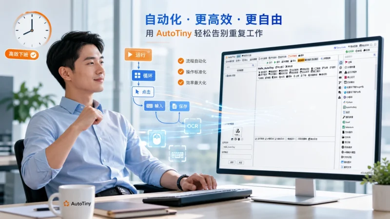 打工人早下班秘诀：用AutoTiny自动化工具轻松搞定重复工作-益友小站