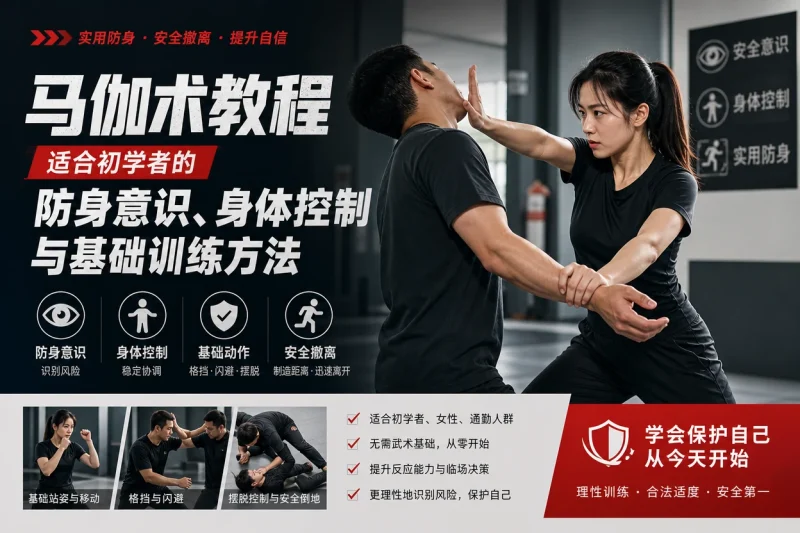马伽术教程:适合初学者的防身意识、身体控制与基础训练方法-益友小站