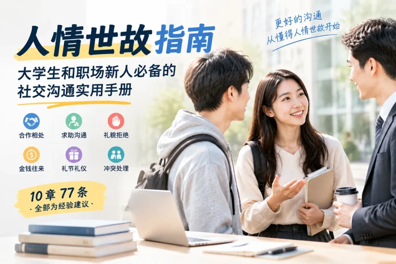 人情世故指南:大学生和职场新人必备的社交沟通实用手册-益友小站